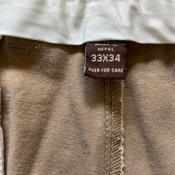 Mens Dress Pants Beige Slacks Size 32 Trousers Steve and Barry - Picture 4 of 7